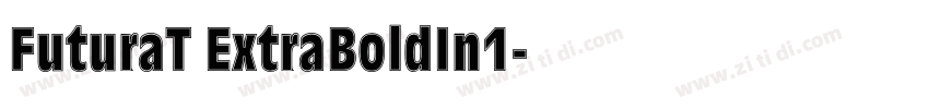 FuturaT ExtraBoldIn1字体转换